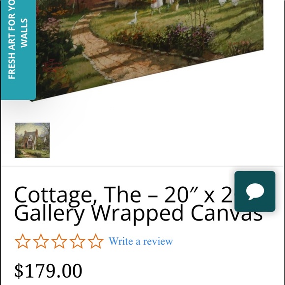 Thomas Kinkade “The Cottage” - Picture 6 of 8